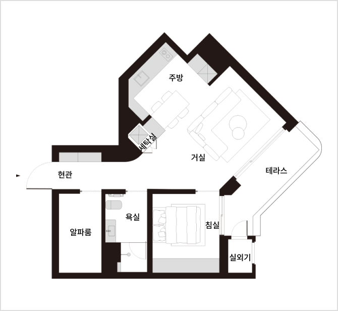 A1 TYPE 평면도 